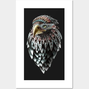 Mythical Eagle Shaman Posters and Art